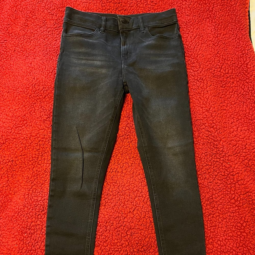 Topshop Four Skinny Jeans in Washed Black | 32 Waist, 32 Length